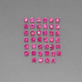 1.28 ct Red Ruby Gemstone, Ruby Gem in Diamond-Cut Shape for Sale.