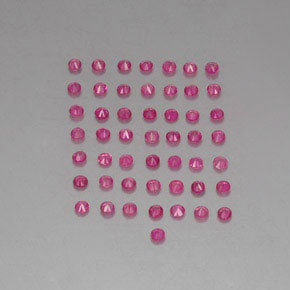 Ruby Gemstone in 1.6 mm Size for Sale, Ruby Stone in Red Pink Color