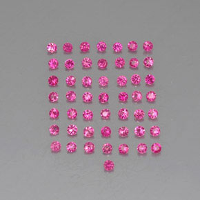 1.06 ct Pink Ruby Gemstone, Ruby Gem in Diamond-Cut Shape for Sale.