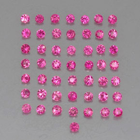 1.06 ct Pink Ruby Stone, Natural Ruby in Diamond-Cut Shape for Sale