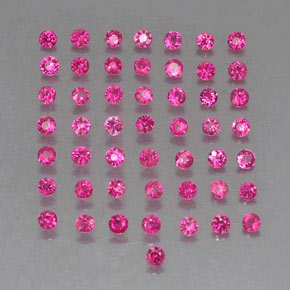 1.13 ct Pink Ruby Stone, Natural Ruby in Diamond-Cut Shape for Sale
