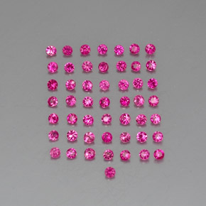 1.15 ct Pink Ruby Gemstone, Ruby Gem in Diamond-Cut Shape for Sale.