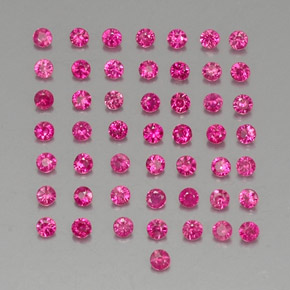 1.28 ct Red Ruby Stone, Natural Ruby in Diamond-Cut Shape for Sale