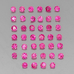 1.22 ct Pink Ruby Stone, Natural Ruby in Diamond-Cut Shape for Sale