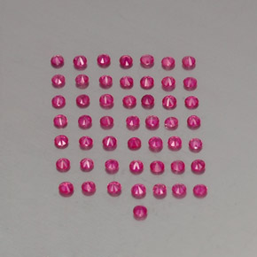 Ruby Gemstone in 1.6 mm Size for Sale, Ruby Stone in Violet Red Color