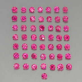 1.16 ctw Red Ruby Stones, Natural Ruby in Diamond-Cut Shape for Sale