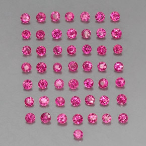 1.22 ctw Red Ruby Stones, Natural Ruby in Diamond-Cut Shape for Sale