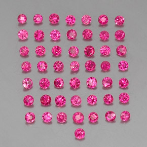 1.30 ct Red Ruby Stone, Natural Ruby in Diamond-Cut Shape for Sale