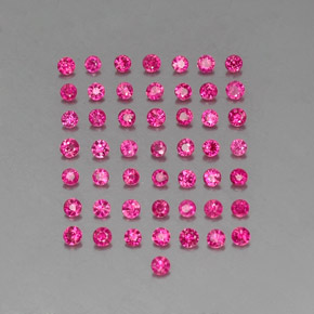 1.33 ct Red Ruby Gemstone, Ruby Gem in Diamond-Cut Shape for Sale.