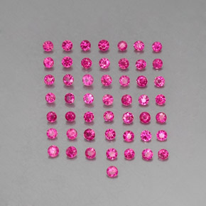1.60 ct Red Ruby Gemstone, Ruby Gem in Diamond-Cut Shape for Sale.