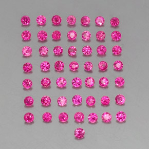 1.38 ct Red Ruby Stone, Natural Ruby in Diamond-Cut Shape for Sale