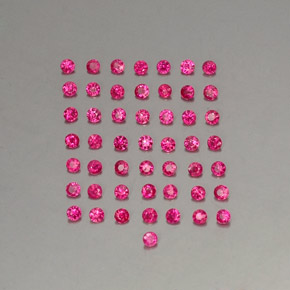 1.62 ct Red Ruby Gemstone, Ruby Gem in Diamond-Cut Shape for Sale.