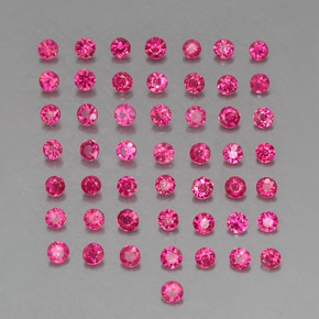 1.46 ct Red Ruby Stone, Natural Ruby in Diamond-Cut Shape for Sale