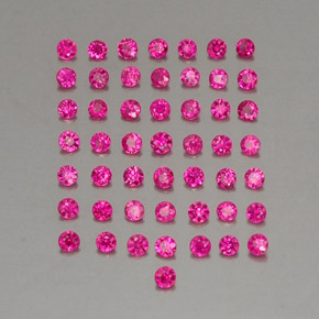 1.49 ct Red Ruby Stone, Natural Ruby in Diamond-Cut Shape for Sale