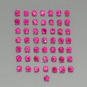 1.33 ctw Red Ruby Stones, Natural Ruby in Diamond-Cut Shape for Sale