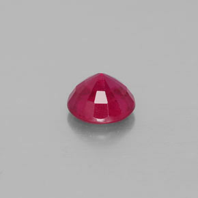 Ruby Gemstone in 7 mm (calibrated) Size for Sale, Ruby Stone in Pink Red Color