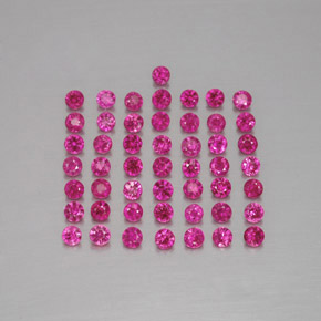 1.29 ct Red Ruby Gemstone, Ruby Gem in Diamond-Cut Shape for Sale.