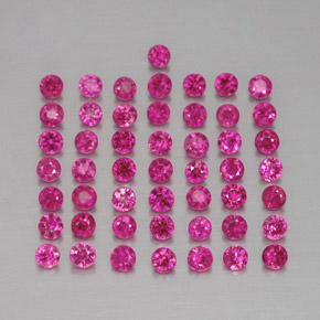 1.29 ct Red Ruby Stone, Natural Ruby in Diamond-Cut Shape for Sale