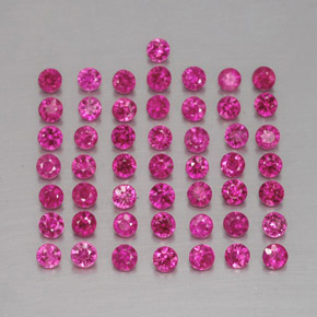 1.24 ct Red Ruby Stone, Natural Ruby in Diamond-Cut Shape for Sale
