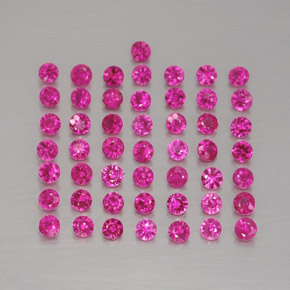 1.30 ct Red Ruby Stone, Natural Ruby in Diamond-Cut Shape for Sale