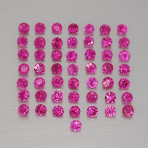 1.08 ct Red Ruby Stone, Natural Ruby in Diamond-Cut Shape for Sale