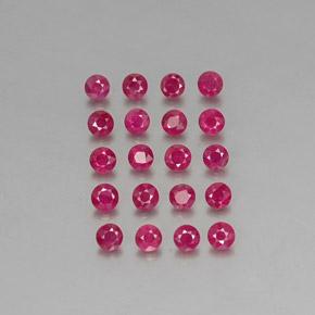 Medium Red Ruby Gem - 0.1ct Diamond-Cut (ID: 339227)