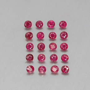 2.01 ct Red Ruby Gemstone, Ruby Gem in Diamond-Cut Shape for Sale.
