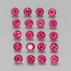 1.96 ct Red Ruby Stone, Natural Ruby in Diamond-Cut Shape for Sale