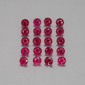 2.49 ct Red Ruby Gemstone, Ruby Gem in Diamond-Cut Shape for Sale.
