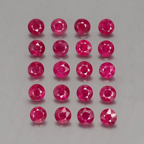 1.92 ct Red Ruby Stone, Natural Ruby in Diamond-Cut Shape for Sale