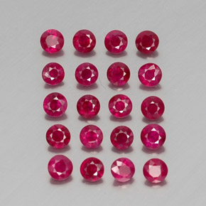 2.67 ct Red Ruby Stone, Natural Ruby in Diamond-Cut Shape for Sale