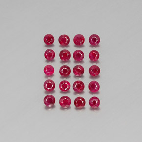 2.68 ct Red Ruby Gemstone, Ruby Gem in Diamond-Cut Shape for Sale.