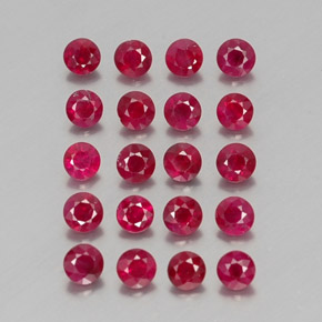 2.68 ct Red Ruby Stone, Natural Ruby in Diamond-Cut Shape for Sale