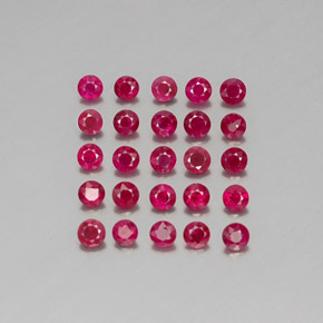 3.56 ct Red Ruby Gemstone, Ruby Gem in Diamond-Cut Shape for Sale.