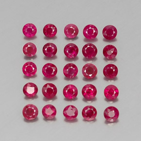 3.56 ct Red Ruby Stone, Natural Ruby in Diamond-Cut Shape for Sale