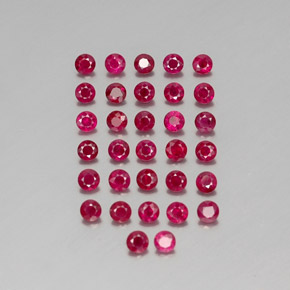 3.90 ct Red Ruby Gemstone, Ruby Gem in Diamond-Cut Shape for Sale.