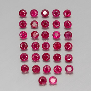 3.90 ct Red Ruby Stone, Natural Ruby in Diamond-Cut Shape for Sale