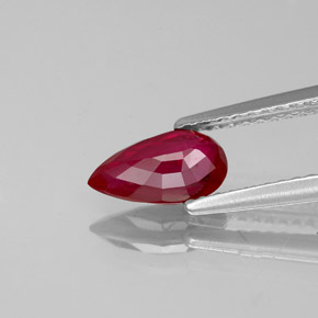 Ruby Gemstone in 8.4 x 4.7 mm Size for Sale, Ruby Stone in Pink Red Color