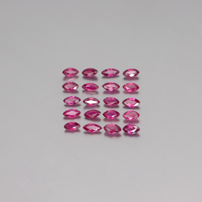 1.87 ct Red Ruby Gemstone, Ruby Gem in Marquise Facet Shape for Sale.