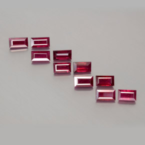 0.3ct Baguette Facet Pink Red Ruby for sale thumb image of 0.3ct Baguette Facet Pink Red Ruby (ID: 379813)
