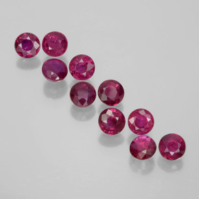 0.2ct Round Facet Pink Red Ruby for sale thumb image of 0.2ct Round Facet Pink Red Ruby (ID: 399343)