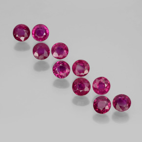 0.2ct Round Facet Pink Red Ruby for sale thumb image of 0.2ct Round Facet Pink Red Ruby (ID: 399367)