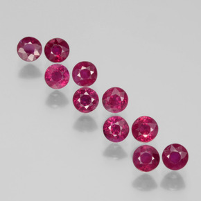 2.4ct Round Facet Pink Red Ruby for sale thumb image of 2.4ct Round Facet Pink Red Ruby (ID: 399374)