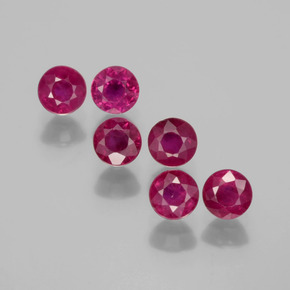 0.3ct Round Facet Pink Red Ruby for sale thumb image of 0.3ct Round Facet Pink Red Ruby (ID: 399427)