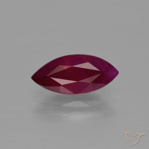 1.90ct Natural Deep Red Ruby, Marquise, VS-SI