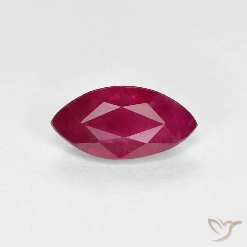 1.11ct Natural Deep Wine Red Ruby, Marquise, VS-SI