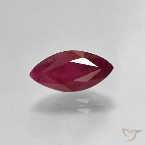 1.47ct Natural Deep Red Ruby, Marquise, VS-SI