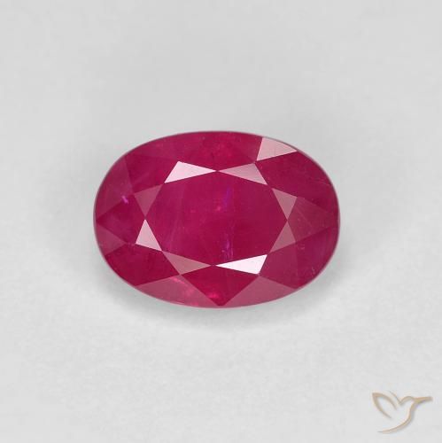 1.23ct Natural Pinkish Red Ruby, Oval, VS-SI
