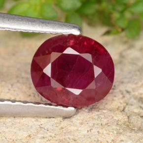 1.4ct Oval Facet Pink Red Ruby for sale thumb image of 1.4ct Oval Facet Pink Red Ruby (ID: 405770)
