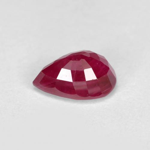 Ruby Gemstone in 7 x 4.7 mm Size for Sale, Ruby Stone in Blood Red Color